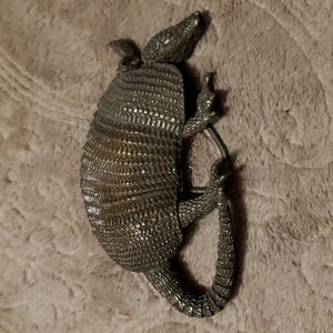 Vintage armadillo belt buckle